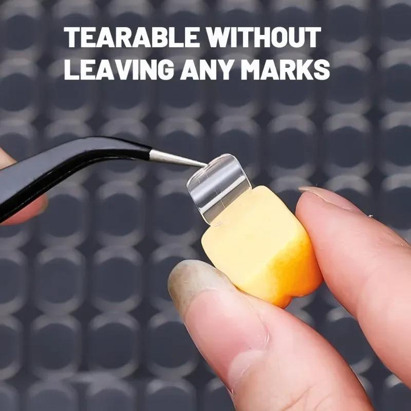 Klare Gel Limputer Dobbeltsidig Lim Usynlige Prikker Vanntette Uten Spor Lapper Ballonger Dukke Fot Festet Akryl Klistremerke(13*8 mm)