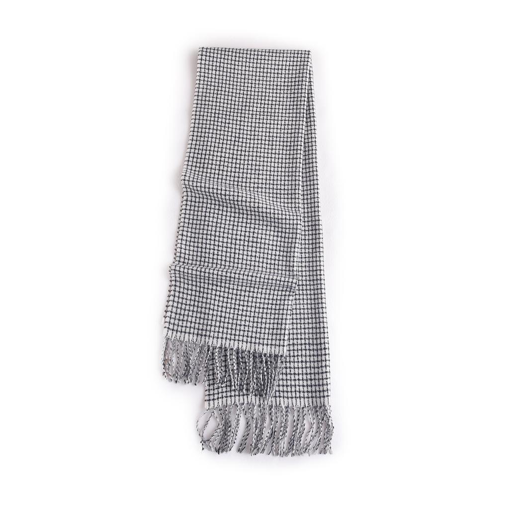 Imitation cashmere scarf women's high-end plaid scarf fashion temperament autumn and winter thickened warm outer shawl