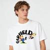 Garfield Football Fun Trendy T-Shirt! American Retro Loose-Fitting Short Sleeve, Unisex, Oversize Couple Tee