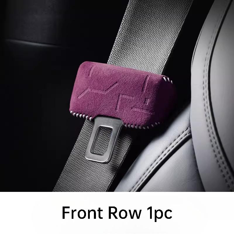 For Zeekr 007GT 7X 001 009 Car Seat Belt Cover Suede Anti Collision Protector Cover Anti Scratch Interior Accessories