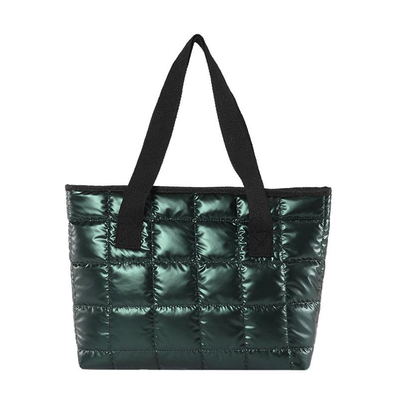 Casual Large Capacity Shoulder Bags For Women Space Cotton Handbag Totes Fashion Winter Daily Use Bag