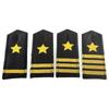 Policeman Costume Accessory Chevron Star Stripes Shoulder Epaulettes Set Epaulet Shoulder Boards Security Uniform