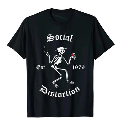 Vintage Κοινωνικές Τέχνες Παραμόρφωση Συγκρότημα Μουσική 1979 Θρύλοι Δώρα Φαρδιά Μπλουζάκια Σχεδιαστής Ανδρικά T-Shirts Βαμβακερά Τοπ Μπλουζάκια Άνετα