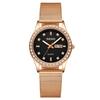 Alloy Women's Faux Leather Watch Double Calendar Student Quartz Watch