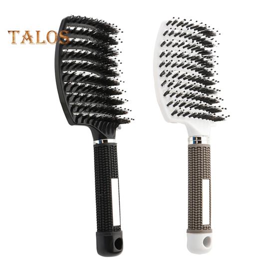

2 шт. вентилируемая щетка для волос портативная антистатическая тонкая густая вьющаяся длинная влажная сухая щетка для волос для женщин и девочек массаж кожи головы укладка волос распутывание расческа E