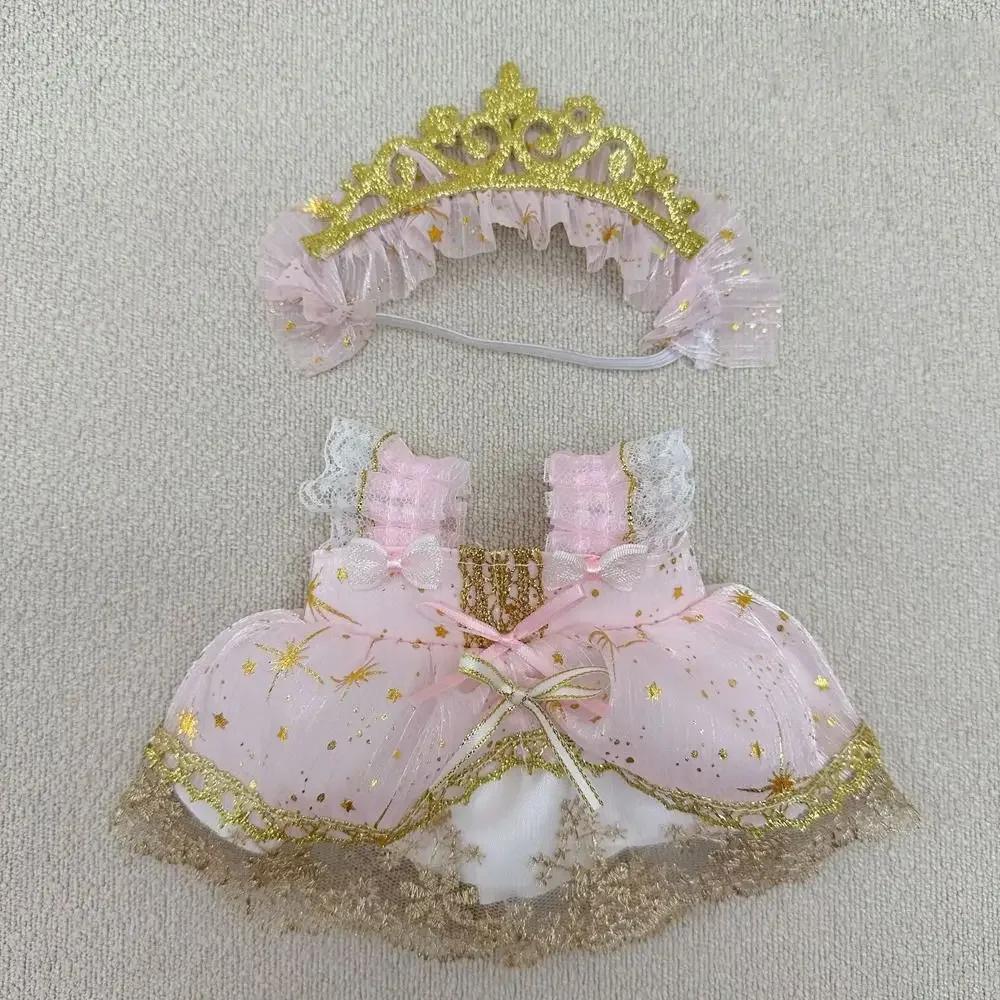 Dress Up 20cm Cotton Doll's Clothes Lolita Doll Clothes Doll Lolita Dress Fashion Lovely Star Doll Clothes Toy Accessories