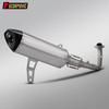 Titanium Alloy Exhaust Pipe & Muffler for Zongshen 368G Motorcycle - Easy, Non-destructive Installation