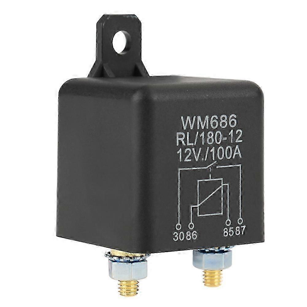 Heavy Duty Car Starter Relay - 12V 100A, Normal Open, Control Battery ON/OFF