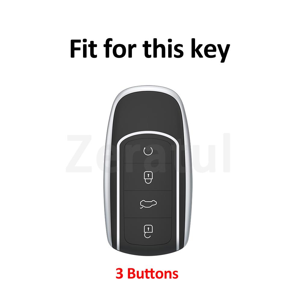 For Chery Tiggo 8 Pro Tiggo 8Plus New 5 Plus 7 Pro 4 Tiggo 4 5X 7 Pro 8 Exeed Txl Tx Lx Tpu Shell Fob Holder Car Key Case Cover