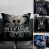 Game Hollow Knight Cushion Cover Natural Linen Pillowcase Set AllinOne Decor for Sofa Bedroom  Chair