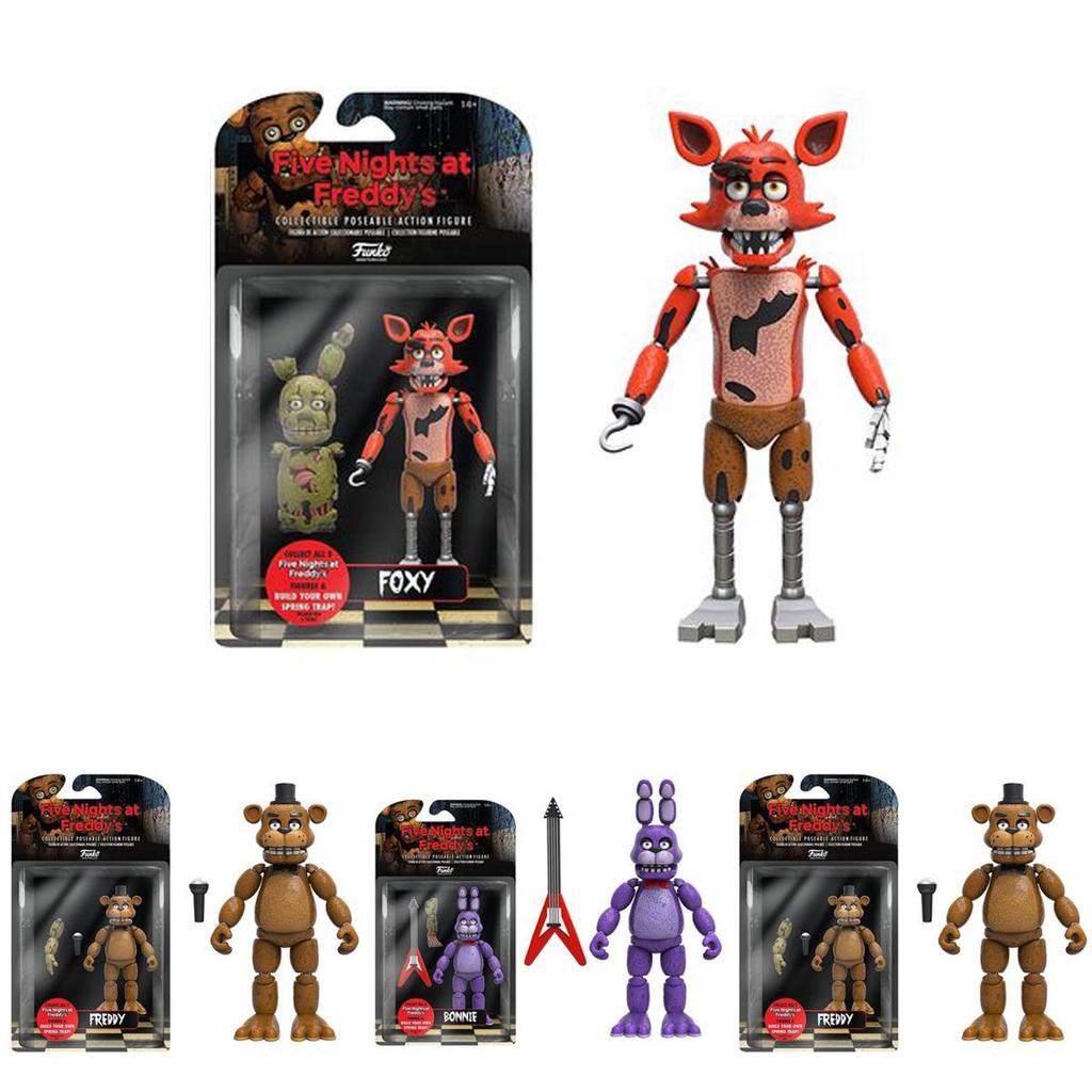 Action Figure Articolata da Collezione Fnaf Five Nights At Freddy's Golden Freddy