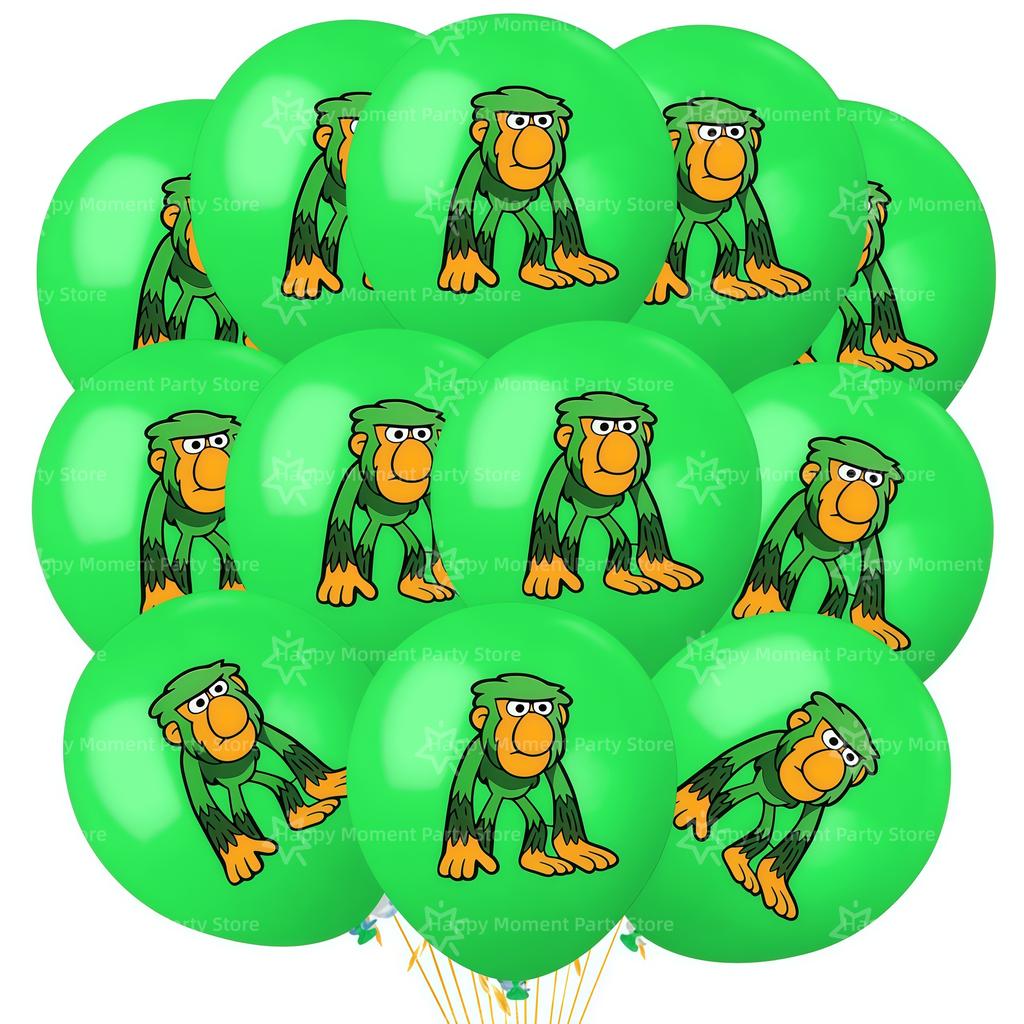 Italian Brainrot Birthday Party Decoration Tung Tung Tung Balloon Sahur Tralalo Foil Balloon Latex Balloon brainrot Party Favors