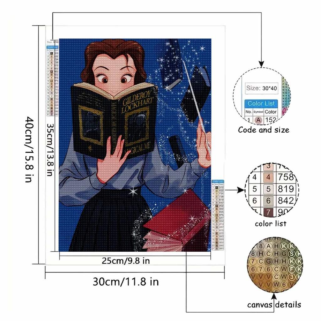 5D Diy Diamond Painting The Teacher Who Casts The Spell Full Drill Rhinestones Mosaic Embroidery Handmade Products Home Decor Gift