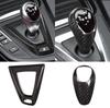For BMW F80 F82 F87 M3 M4 M2 M5 F83 F85 X5M F86 X6M F13 Real Carbon Fiber Car Gear Shift Knob Cap Cover Sticker Panel Trim