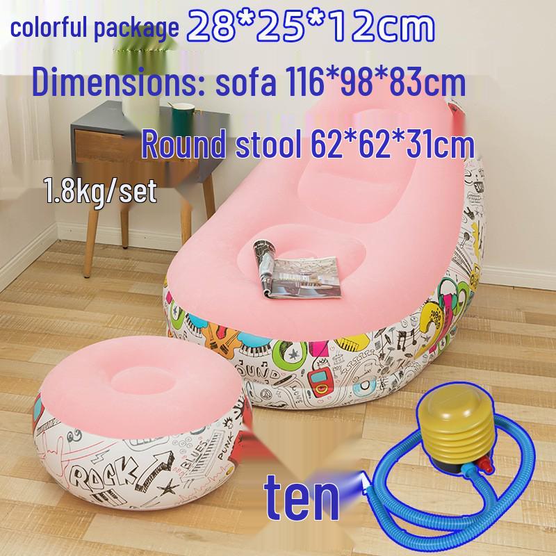 Inflatable Lounger Reclining Chair – Perfect for Home, Balcony, or Leisure Naps.