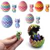 High-Quality 3D High-Quality Printed Fantasy Creature High-Quality Egg High-Quality Hatchling High-Quality Decor High-Quality Multicolor
