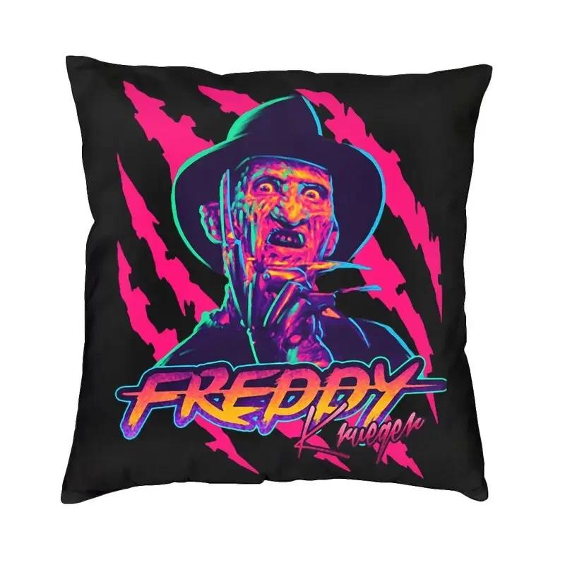 Horror Movie Character Killer Throw Pillow Cover Home Decor 3D Print Halloween Film Cushion Covers For Sofa Bedding Pillowcase