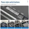 Large Handmade Black Honeycomb 304 Stainless Steel Kitchen Sink with Waterfall Design
