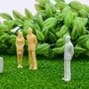 Hnadmade Multi-Style Pose Architectural Models Scale Model White Miniature Figures People Figures