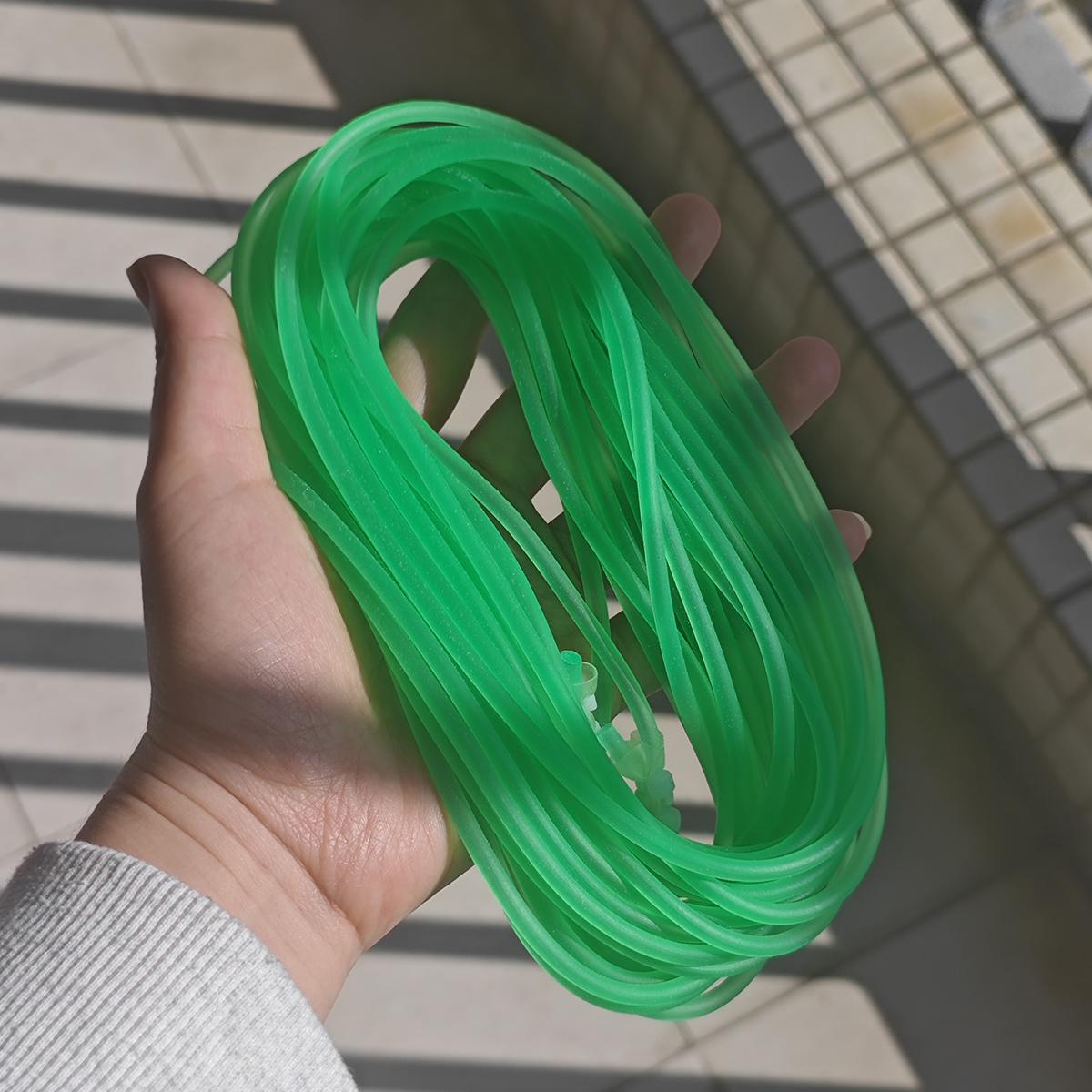 1 шт. Резиновый сплошной скользящий шнур, Натяжной и эластичный шнур-защита удилища, Шнур для скольжения рыбы, Рыболовные снасти, 5 м  15 м  20 м 5M