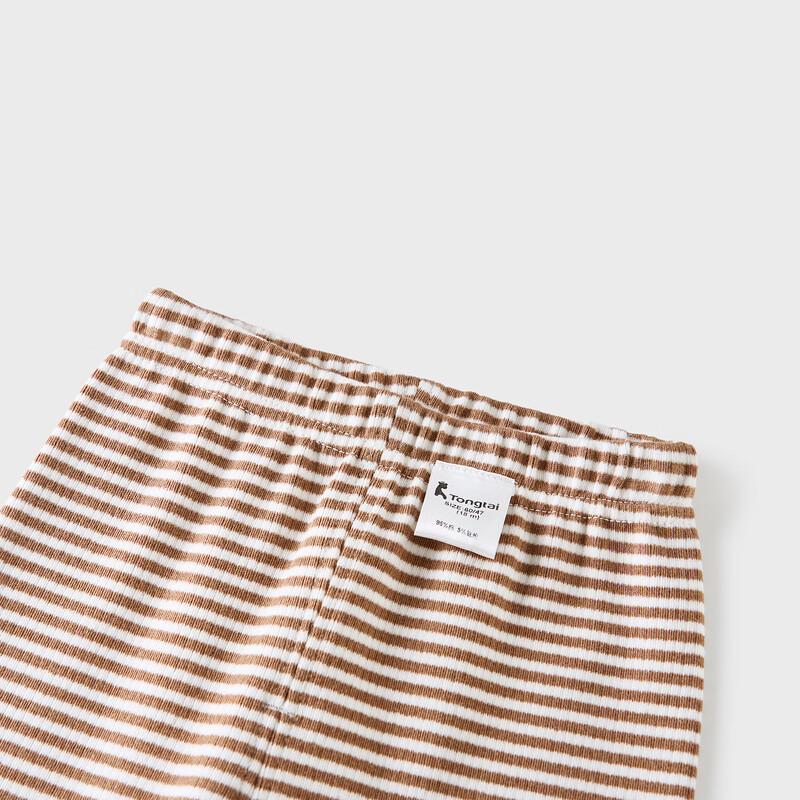 TONGTAI Baby Girl Striped Leggings 110cm