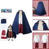 Role Play Outfit For Kids Adult One Piece Shanks Cosplay Costume Cloak