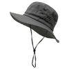 Fischerhut für Damen Herren Breitkrempiger Sonnenhut Outdoor Angel-Wanderhut