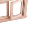1/12 Dollhouse Miniature Wood 2 Pane Window Frame Diy Furniture Accessory