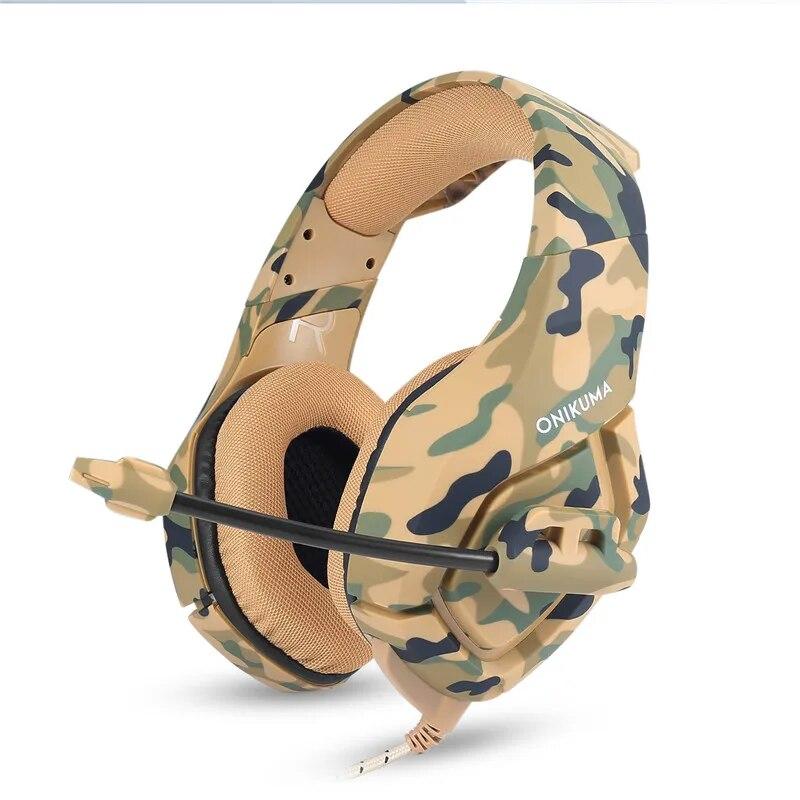 

New Camouflage PS4 Headset Bass Gaming Headphones Game Earphones Casque with Mic for PC Mobile Phone New Xbox One Tablet