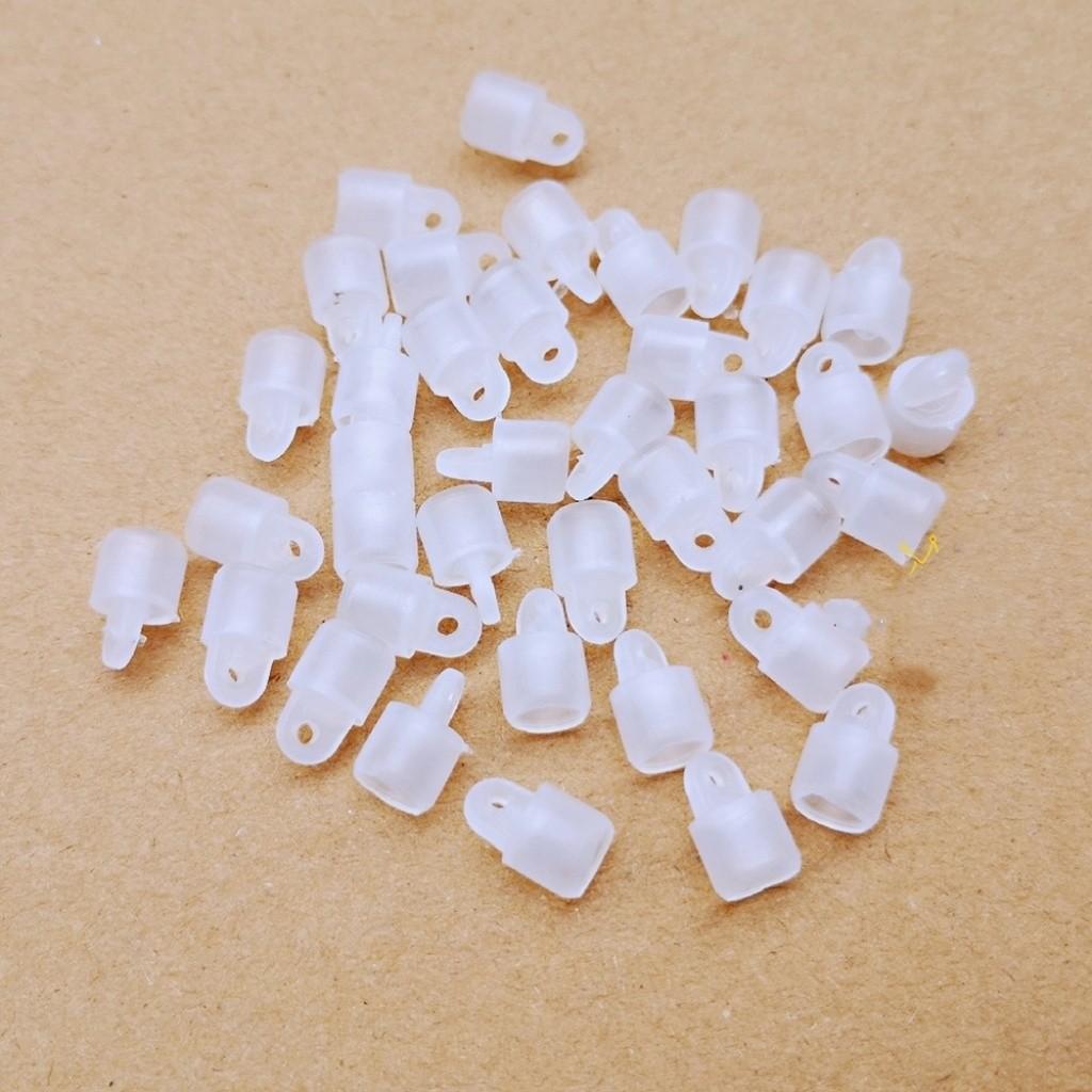 10Pcs Mini Glass Empty Bottle Small Wishing Bottle DIY Jewelry Keychain Pendant Empty Bottle Transparent Hanging Small Bottle