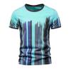 2024 New Fashion Printed Men's T-Shirt Round Neck Short Sleeve Sportswear Casual Gym Top Men's Women's