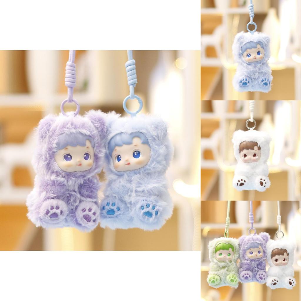 Plush Toy Character Wearable Doll For Kids Birthday Gift And Backpack Decor
