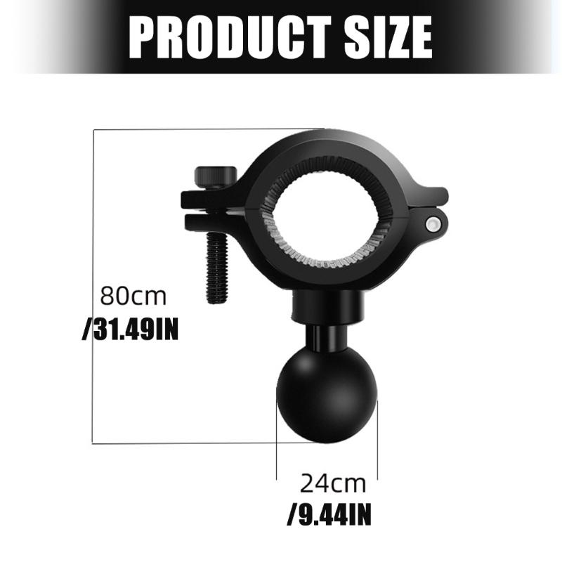 Universal Fast Removal 25mm Motorcycle Handlebar Phone Holder Rack Quick Detach Base for Mobile Devices Ball Head Mounts