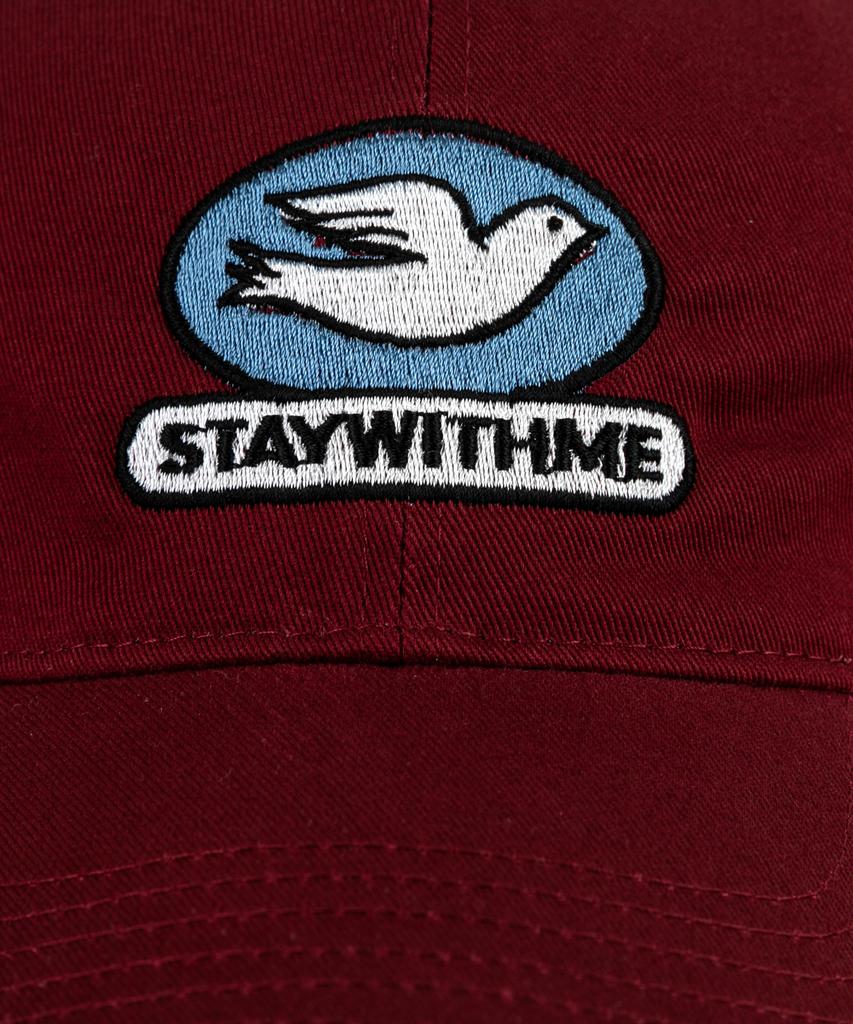 Wig Stay With Me Washed Ball Cap - Burgundy