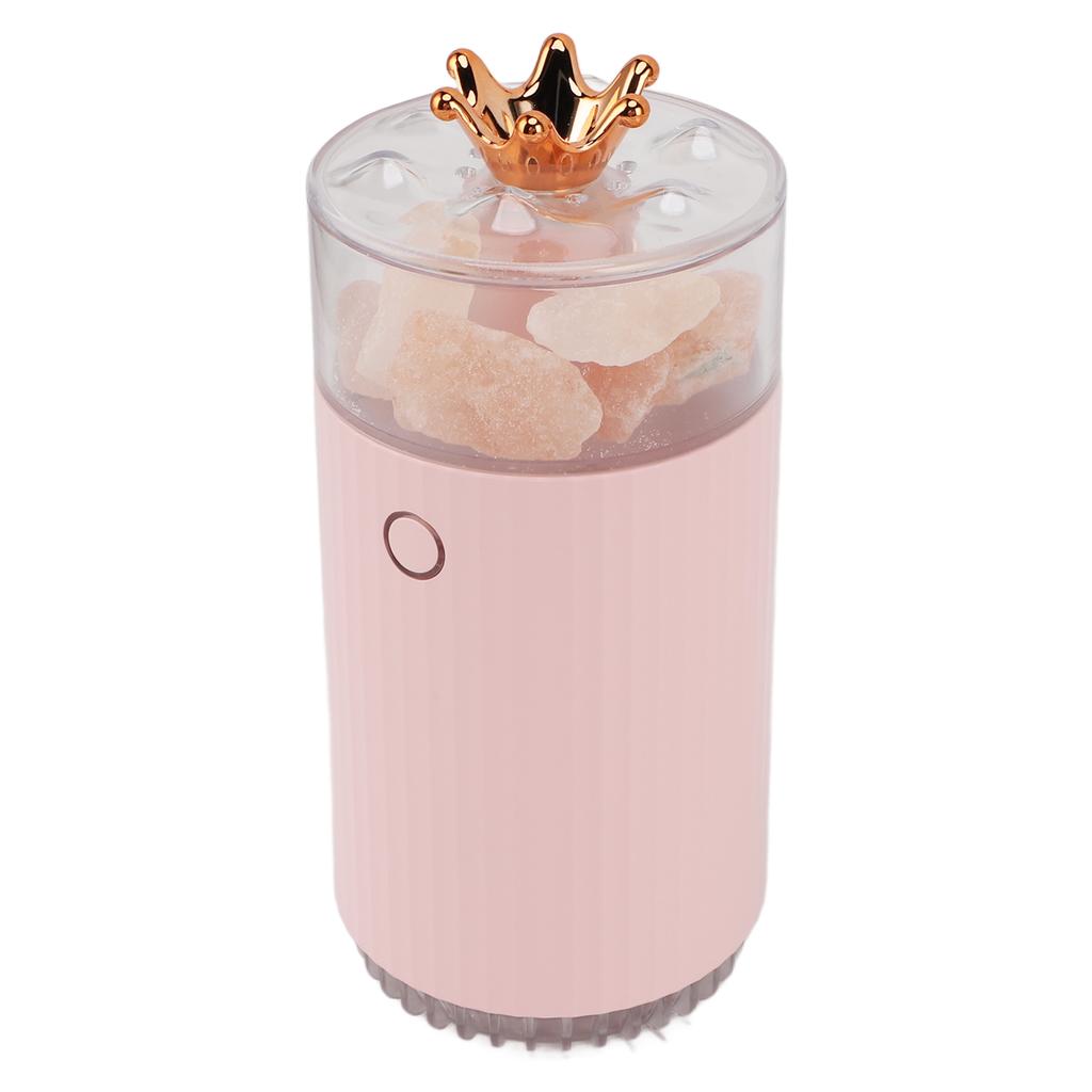 Mini Humidifier 240ml with Sea Salt Aroma USB Rechargeable Ultrasound Colorful Lighting Desktop