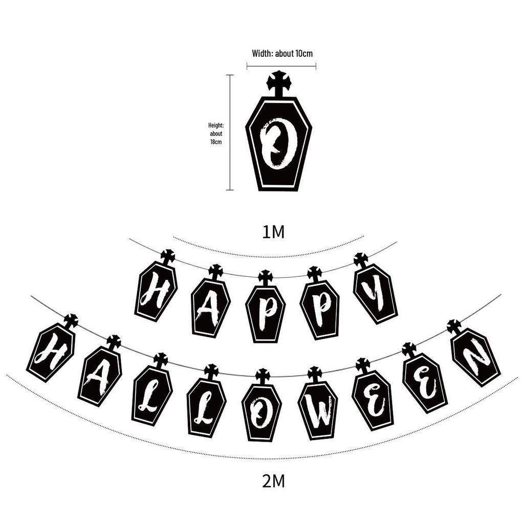 Birthday & Holiday Fishtail Bunting Banner for Parties