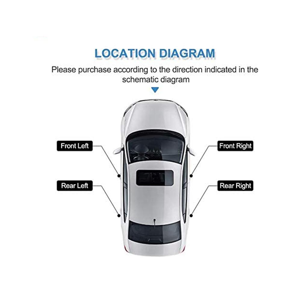 Exterior Rear Right Outside Door Handle Passenger Side For Kia Sorento Oe: 82651-2p010