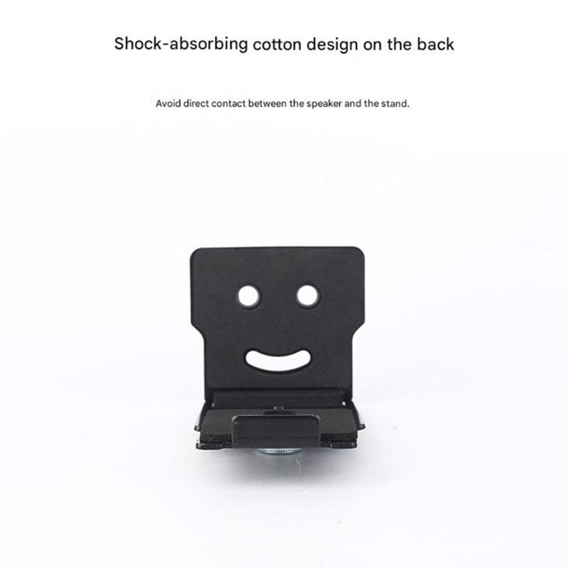 Adjustable Soundbar Wall Mount Bracket Heavy Duty Aluminum Alloy Construction for Home Theater TV Sound Systems