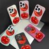 Skin-feel Phone Case for iPhone 11 13 16 Pro Max iPhone XR XS Max 14 15 Pro Max 12 13 Pro Max 16 Plus 13 Pro 14 Pro Cartoon Painted Macaron Colors