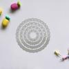 Vintage Circle Lace Border DIY Die Cut for Paper Coasters Mats Cutting Die Embossing Templates for Photo Scrapbook Craft