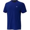 Sports Lifestyle Series Simple Comfortable Knitted Breathable Round Neck Casual Short Sleeve T-Shirt Men Tops Cobalt-Blue H56353