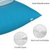 Shark Face Mask Square Pillowcase Cushion Cover Pillow Case Throw Pillow Cover for Home Sofa Living Room