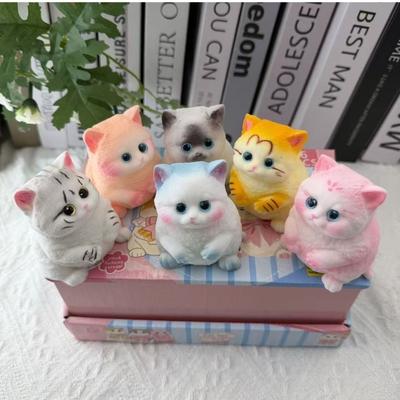 Soft Silicone Cat Squeeze Toy Realistic Cat Cat Pinching  Toy Cat Squishy Toy  Anxiety Relief