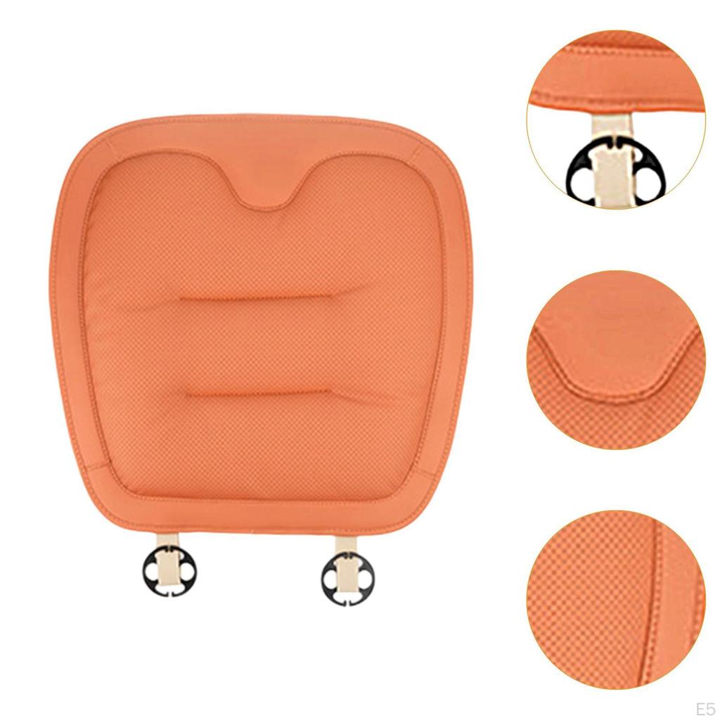 Car Seat Cover Soft Anti Slip Multifunctional Wear Resistant with Secure Buckle Supportive Pad for