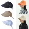 Adult Spring Sun Hat Adjustable Drawstring Fisherman Cap Breathable Hat Casual