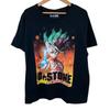 Official Dr.STONE Senku Ishigami Graphic Anime T-Shirt Black Tee