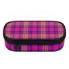 Pencil Case 300D Polyester Printed High Capacity Smooth Zipper with Mesh Pocket Removable Divider and Pen Slots for Students