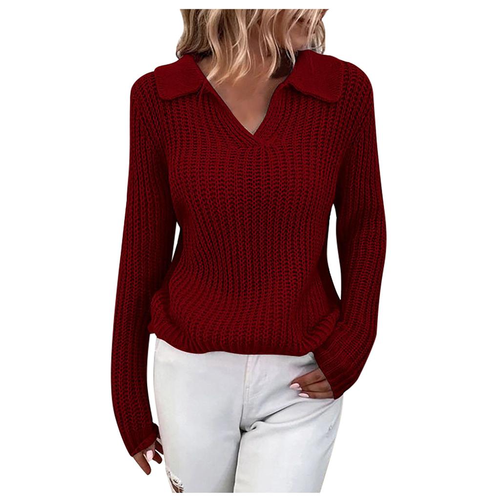 Women Casual Print Pullover O Neck Long Sleeve Sweater Top