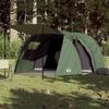 VidaXL Tunnel Camping Tent 4 Persons, Shade Tent with Carry Bag, Camping Awning, Garden Shelter, Green 94397