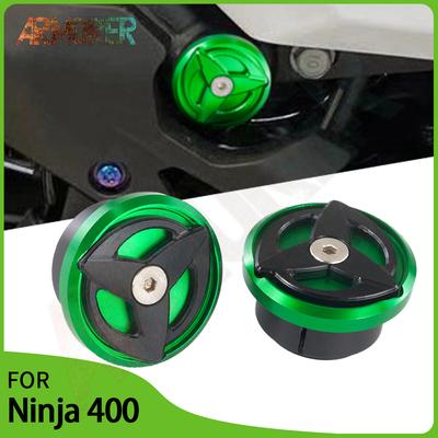 Motorcycle Accessories CNC Aluminum Frame Hole Caps Cover Plug For KAWASAKI Ninja 250 400 EX 250 400 Z400 Ninja400 EX400